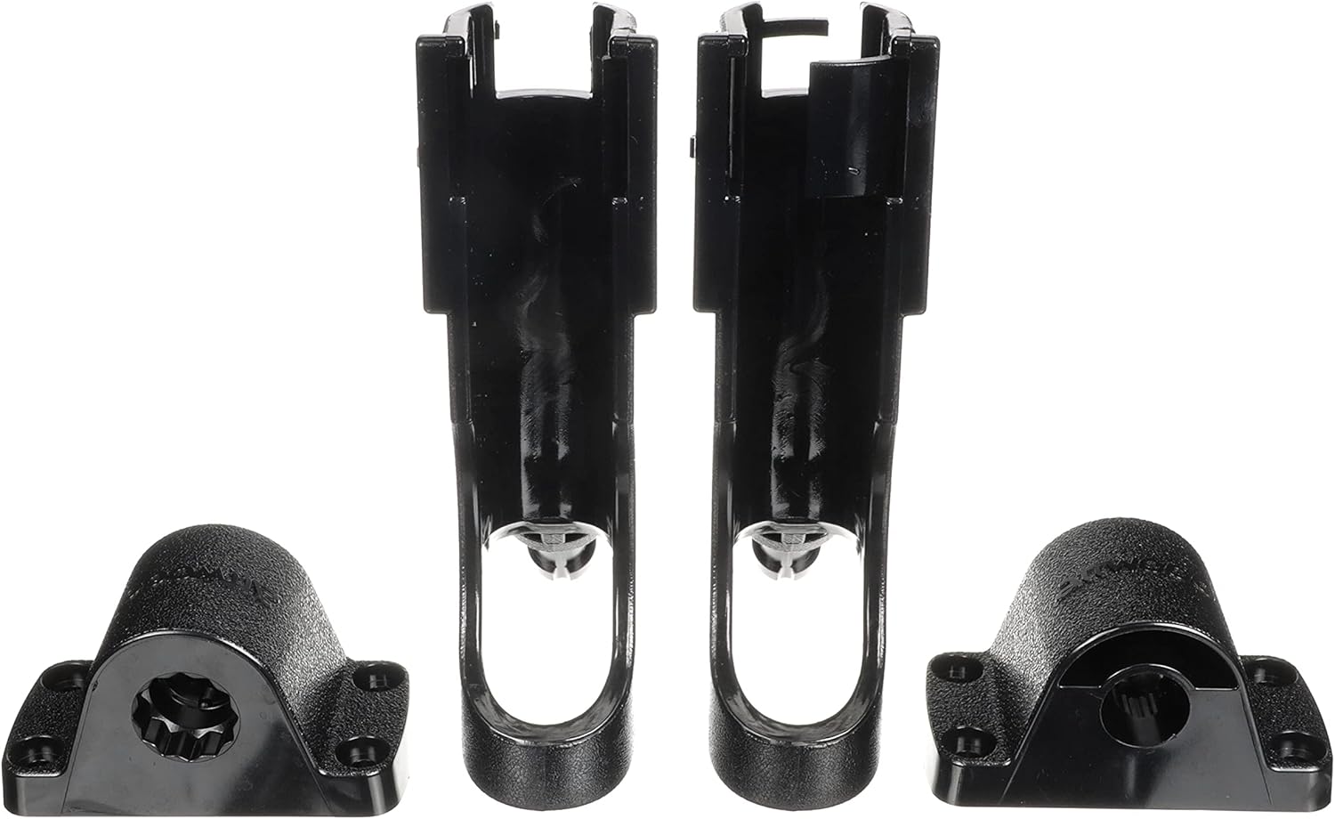 Attwood RH-4646 2-in-1 Non-Adjustable Rod Holders, Sold as Pair, Fixed Vertical Angle, for Most Standard and Ultra-Light Rods