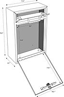 Mail Boss High Security Locking Wall-Mount Mail Drop Box