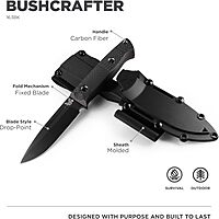 BENCHMADE Bushcrafter 163 Survival Fixed-Blade Knife
