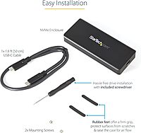 StarTech.com USB-C 10Gbps M.2 SSD Enclosure (2230/2242/2260/2280) - Aluminum