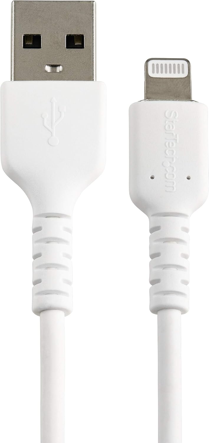 StarTech.com Durable USB-A to Lightning Cable - MFi Certified, Aramid Fiber