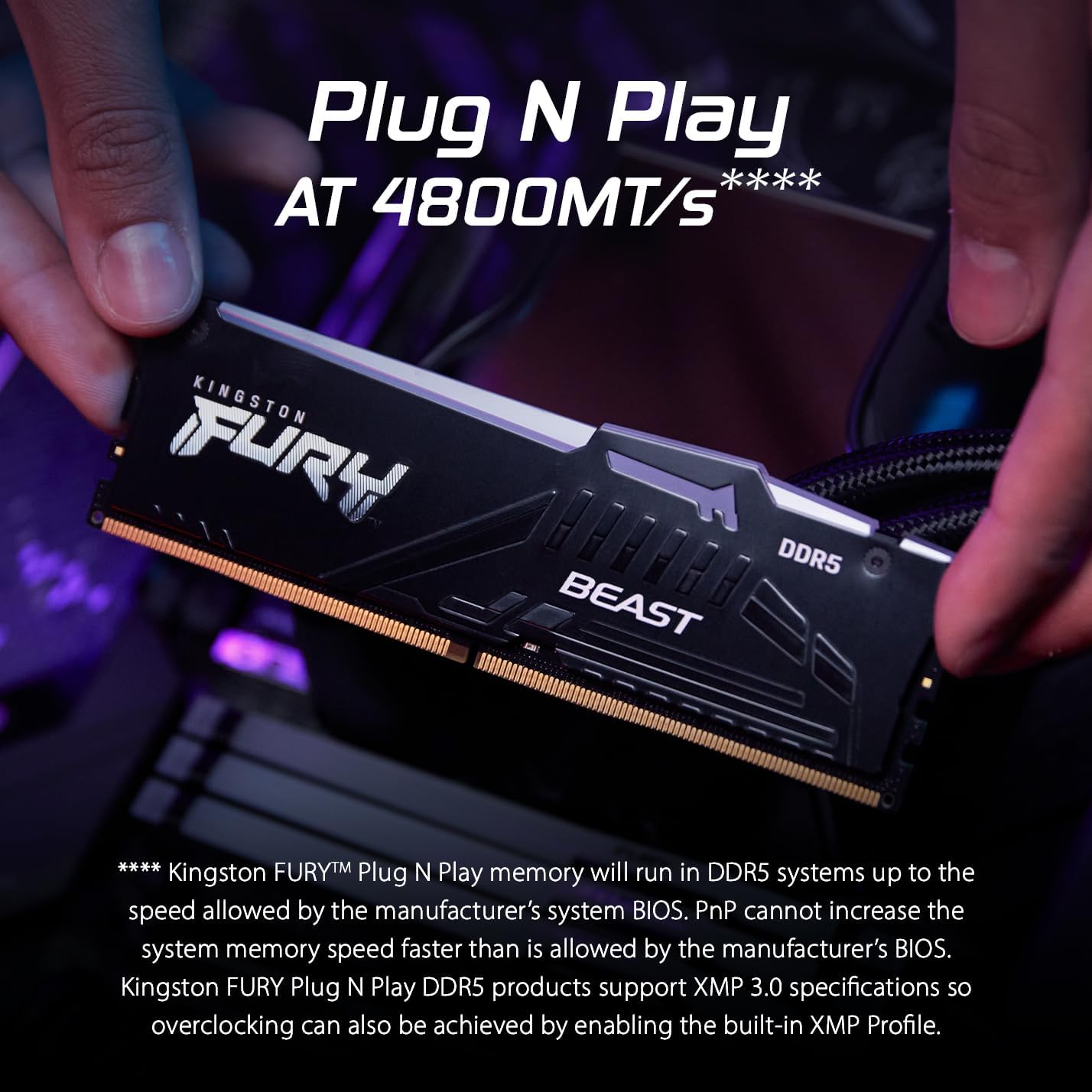 KINGSTON FURY Beast DDR5 RGB Desktop Memory Kit