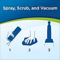 Woolite Heavy Traffic Carpet Foam Cleaner with ScotchGuard Protector, 22 Oz