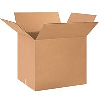 Aviditi 242020 Corrugated Cardboard Box, 24" L x 20" W x 20" H, Kraft, for Shipping, Packing and Moving (Pack of 10)