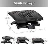 MIND READER Adjustable Ergonomic Foot Rest