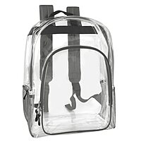 TRAILMAKER Heavy Duty Clear Backpack | Transparent Stadium-Approved for Women, Men, School, Travel