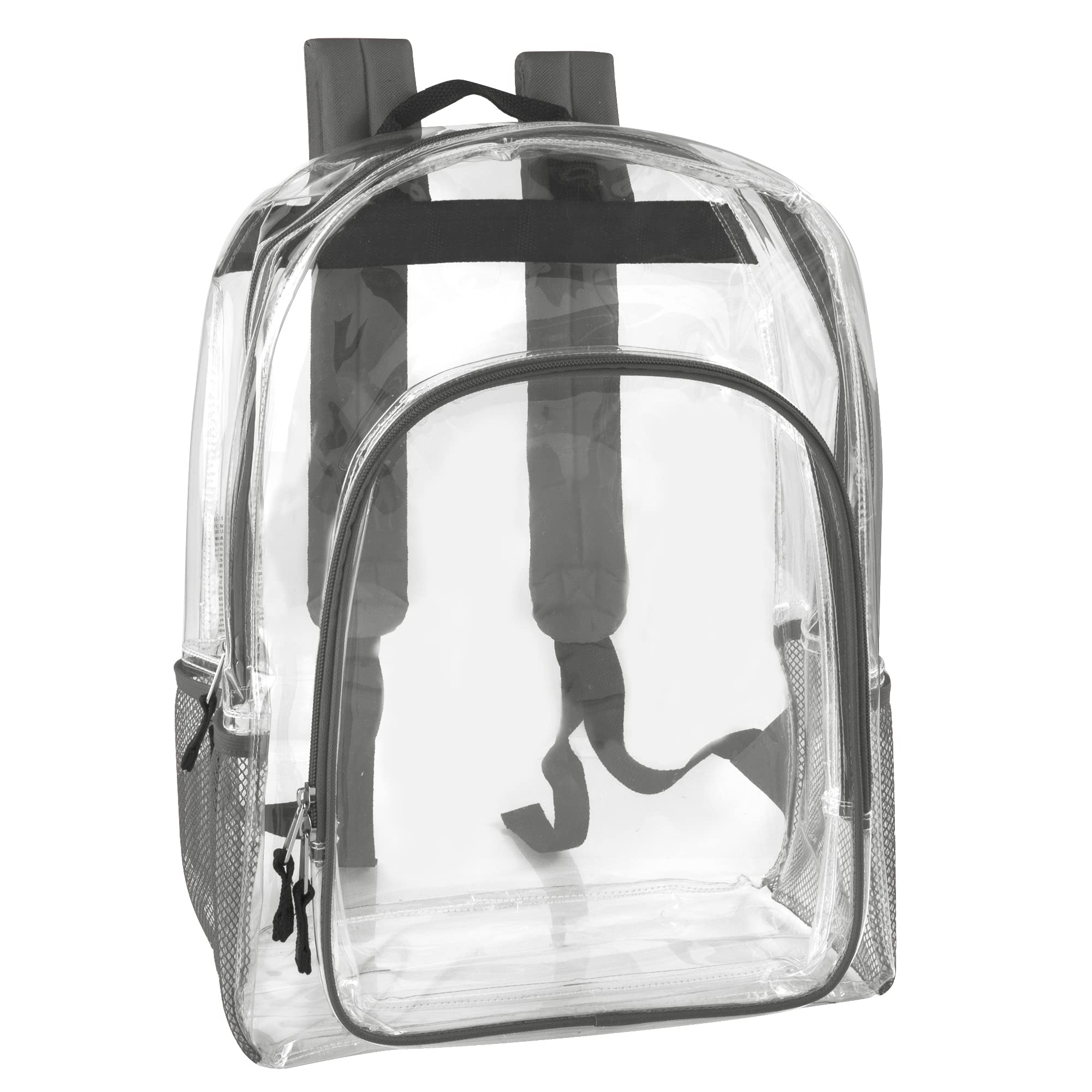 TRAILMAKER Heavy Duty Clear Backpack | Transparent Stadium-Approved for Women, Men, School, Travel