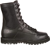 ROCKY Portland Lace-to-Toe Waterproof Public Service Boots 7 Black