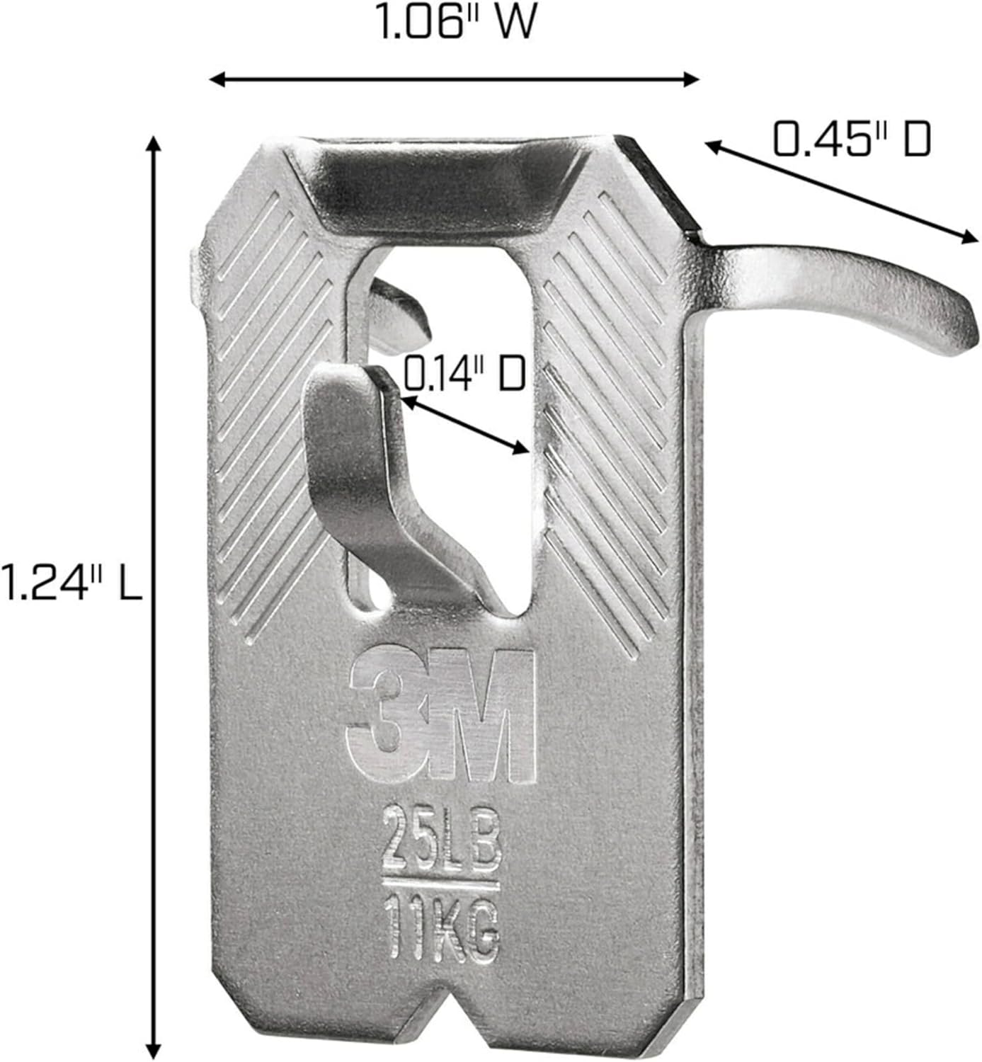 3M CLAW 25 lb. Drywall Picture Hanger with Spot Markers, Heavyweight Hanging Solution for Room Decor and Office Decor