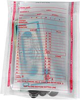 PermaLOK Till Bags, 5 3/4in x 8 3/4in, Clear, 3in Gusset, 1,000 Per Carton