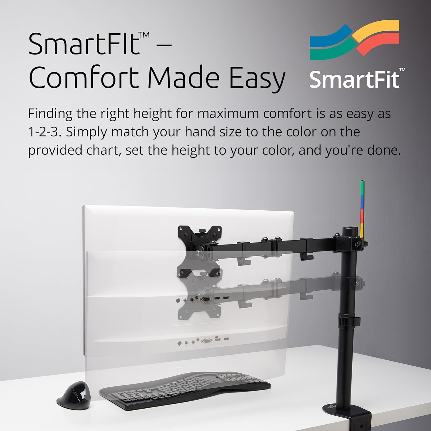 KENSINGTON SmartFit Ergo Monitor Arm Desk Mount