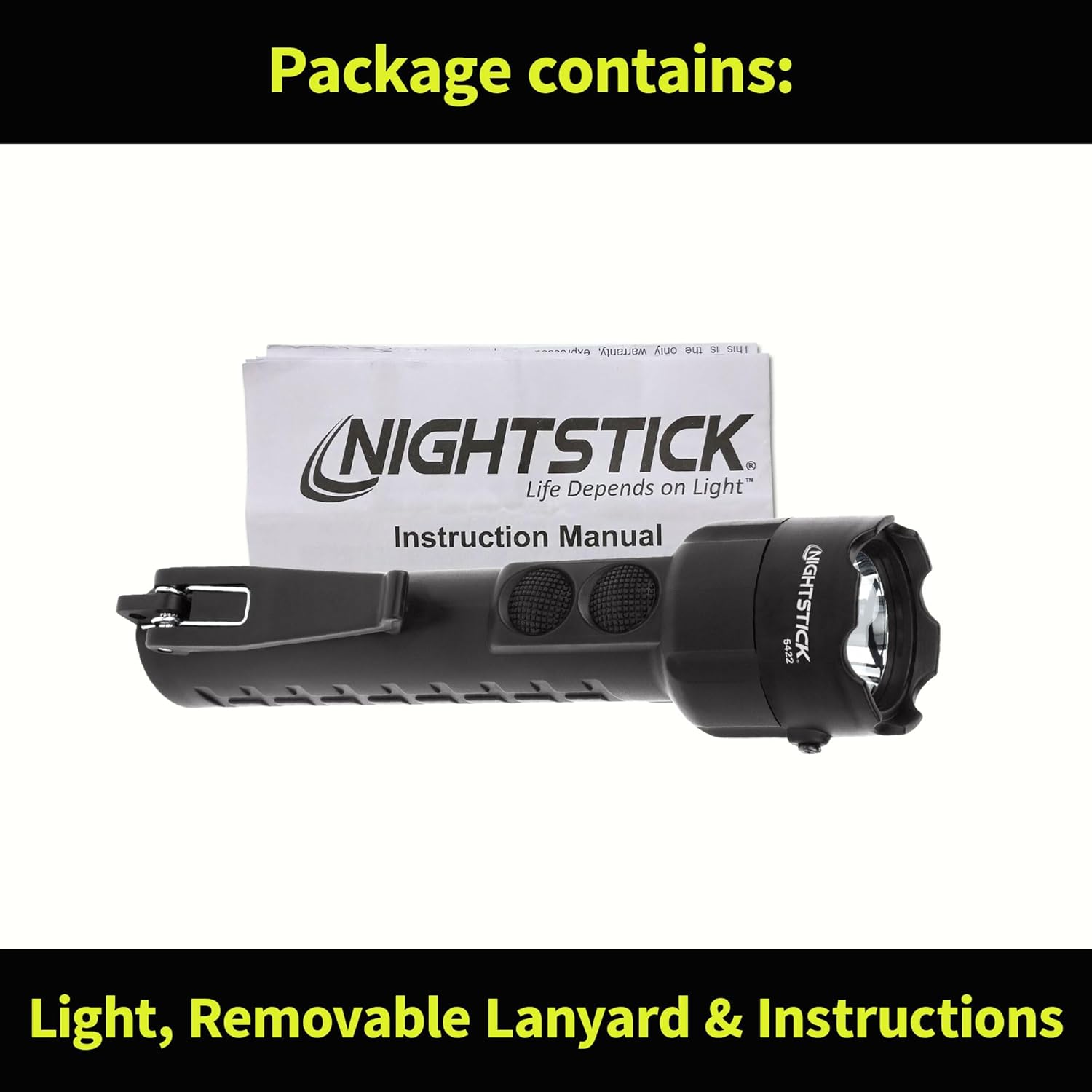 Nightstick XPP-5422 3 AA Intrinsically Safe Dual-Light Flashlight