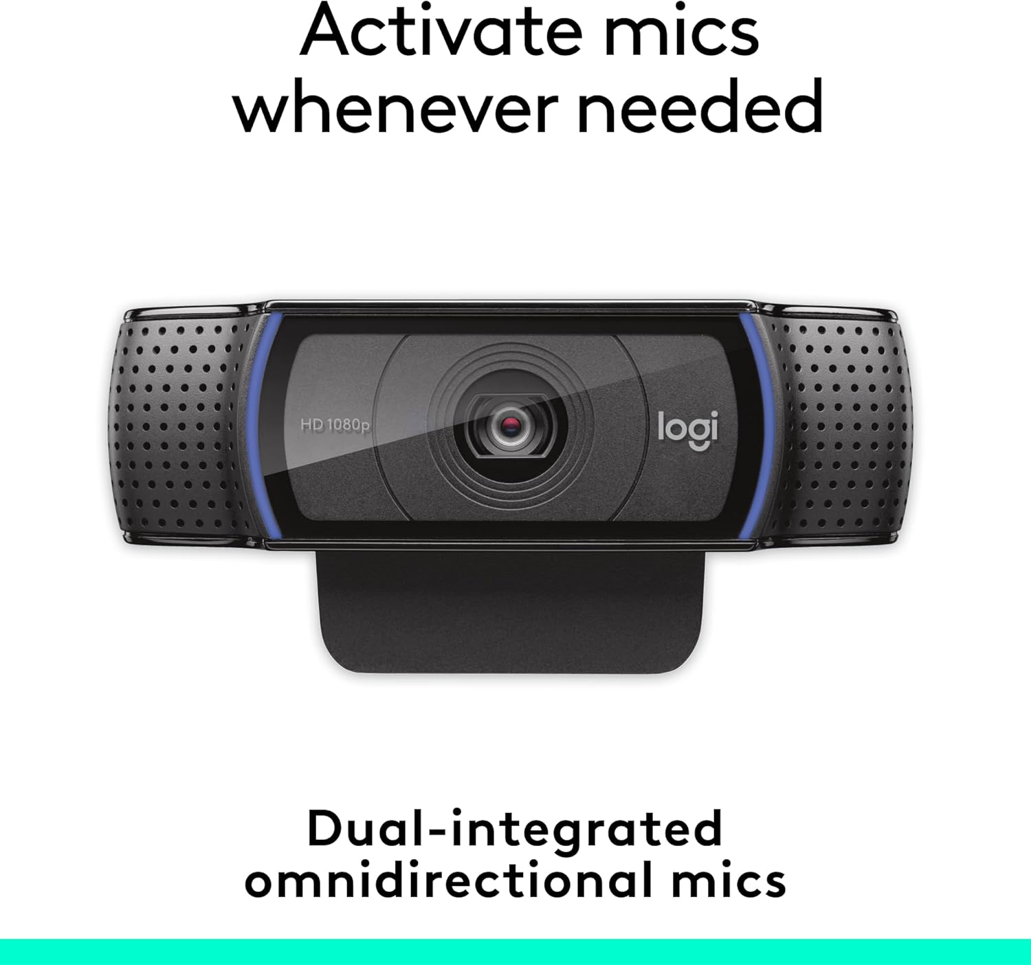 LOGITECH C920e HD 1080p Webcam, TAA Compliant — Certified for Zoom & Microsoft Teams