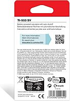 Texas Instruments TI-503 SV Standard Function Calculator 1 Count (Pack of 1)
