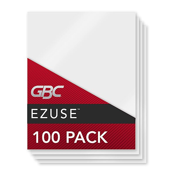 GBC EZUse Thermal Laminating Pouches, Letter Size, 3 Mil