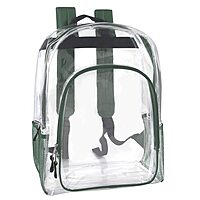 TRAILMAKER Heavy Duty Clear Backpack | Transparent Stadium-Approved for Women, Men, School, Travel
