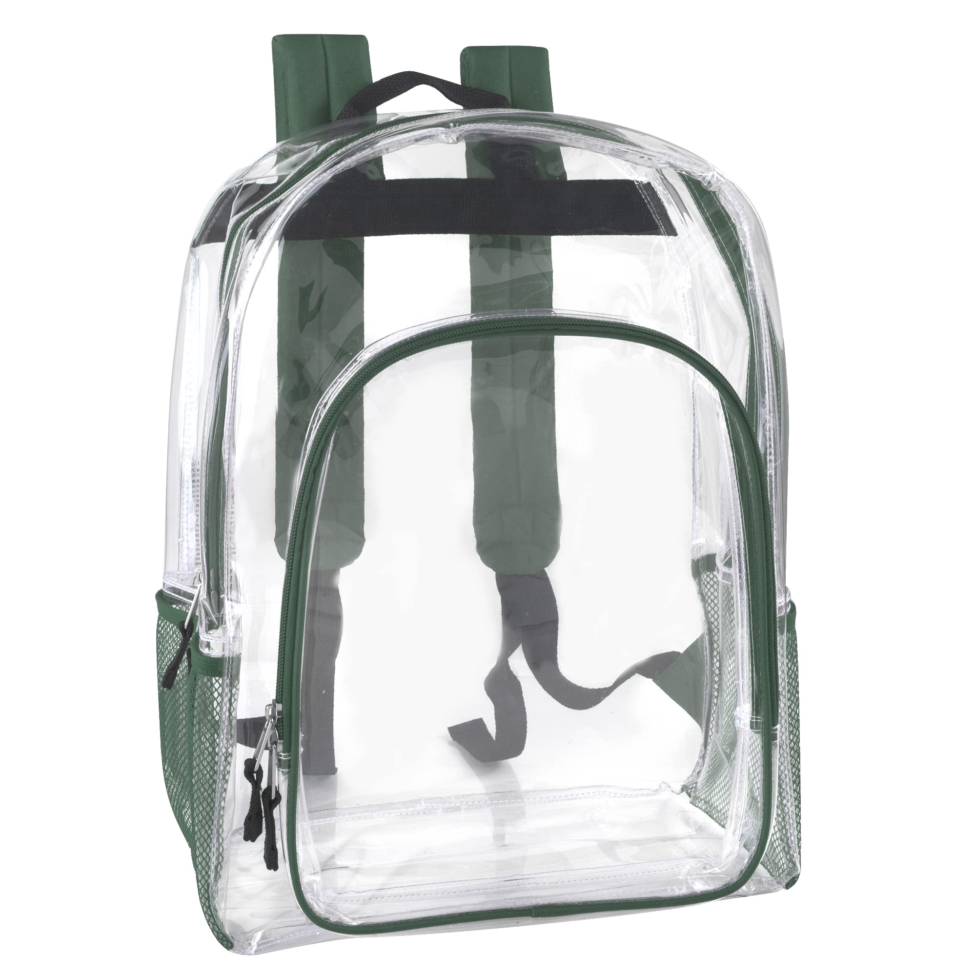 TRAILMAKER Heavy Duty Clear Backpack | Transparent Stadium-Approved for Women, Men, School, Travel
