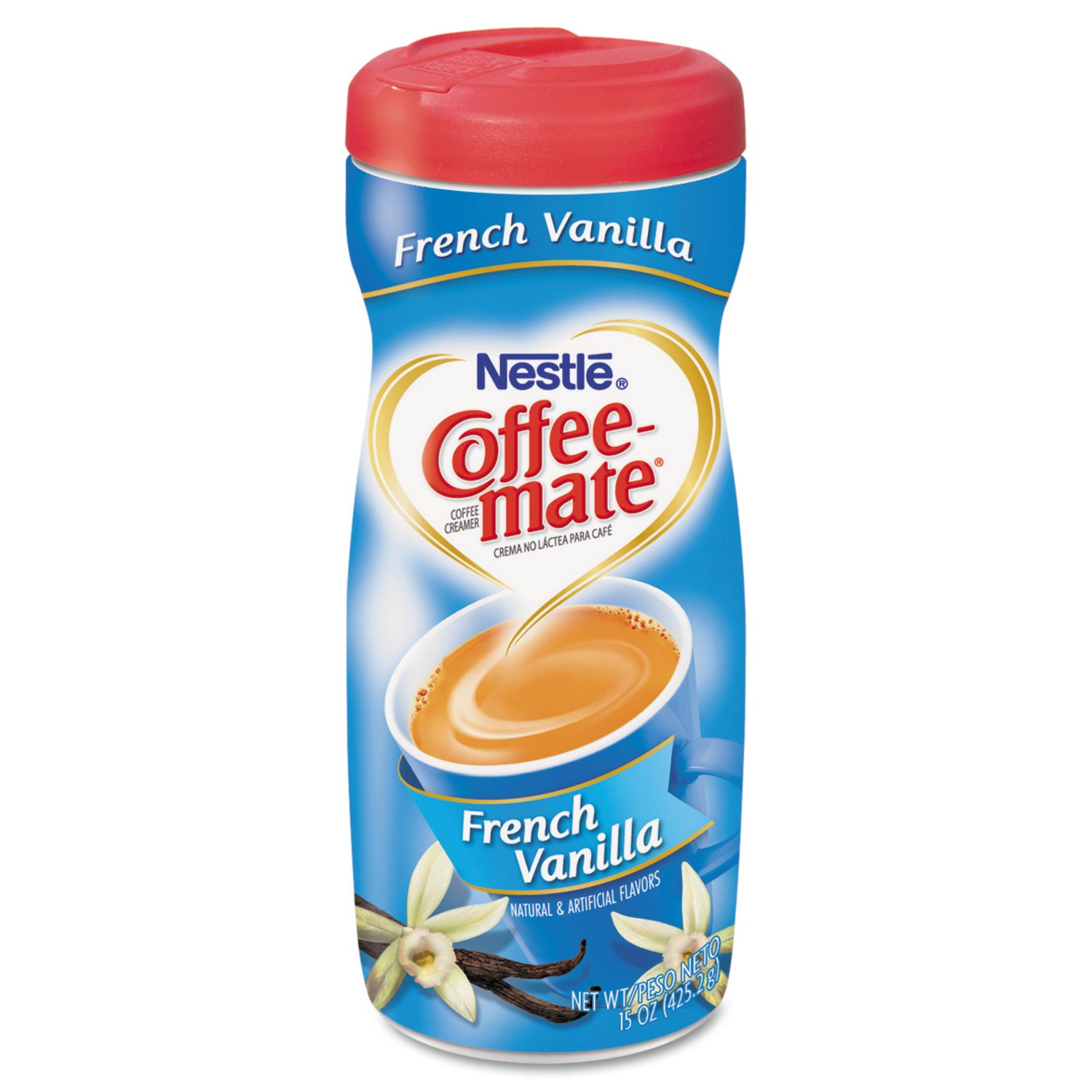 Nestle Coffee mate French Vanilla Powder Coffee Creamer 15 oz. Canister