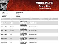 MCR Safety WCCL2LFRX3 Class 2 Polyester Mesh Flame Resistant Safety Vest with 3M Scotchlite Orange/Silver Reflective Stripe, Fluorescent Lime, 3X-Large