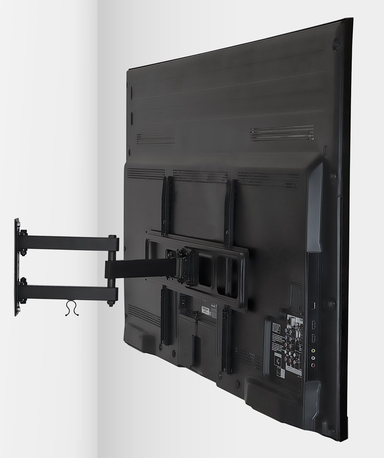 Mount-It! Full Motion TV Wall Mount | Single Stud Installation | Swivel