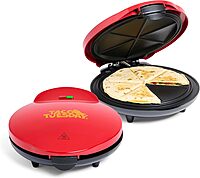 TACO TUESDAY Deluxe Electric Quesadilla & Tortilla Bowl Maker