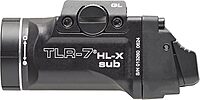 Streamlight 69503 TLR-7 HL-X sub USB 1000-Lumen Rechargeable Rail-Mounted Weapon Light Designed Exclusively for Glock 43X/48