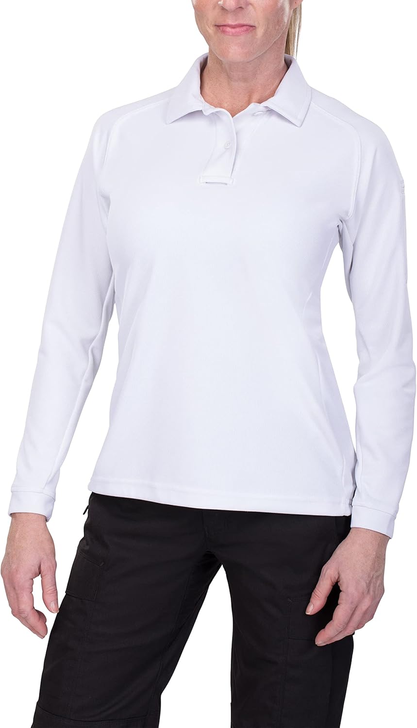 Vertx Womens ColdBlack Long Sleeve Tactical Polo Shirt