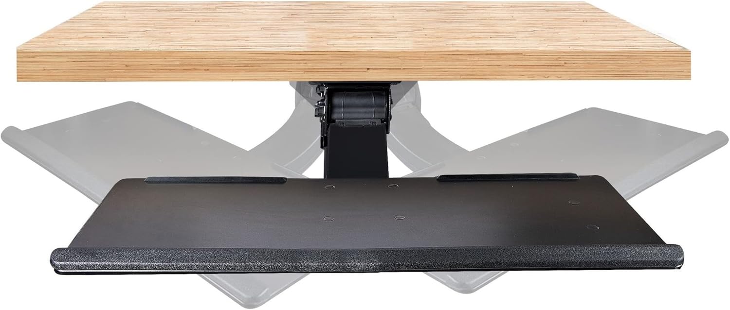 StarTech.com Under Desk Keyboard Tray - Full Motion & Height Adjustable Keyboard and Mouse Tray