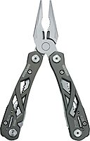 Gerber Gear Suspension 12-in-1 Needle Nose Pliers Multi-tool - Multi-Plier, Wire Cutter, Crosspoint and Flathead Screwdriver Set, Small Scissors - EDC Gear and Equipment - Gifts for Men - Gray Grey