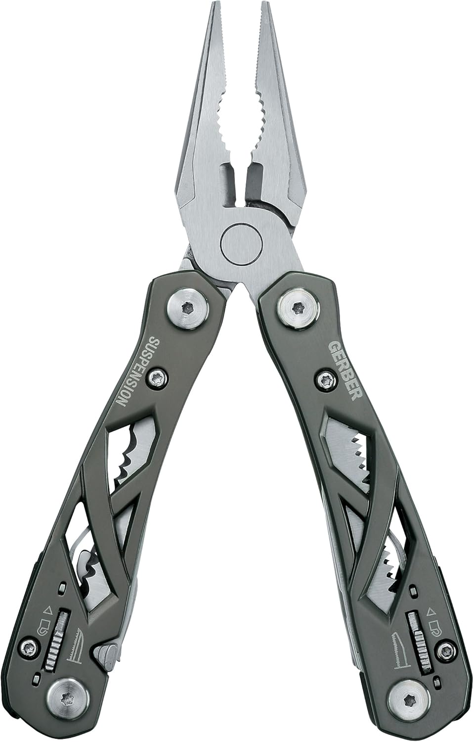Gerber Gear Suspension 12-in-1 Needle Nose Pliers Multi-tool - Multi-Plier, Wire Cutter