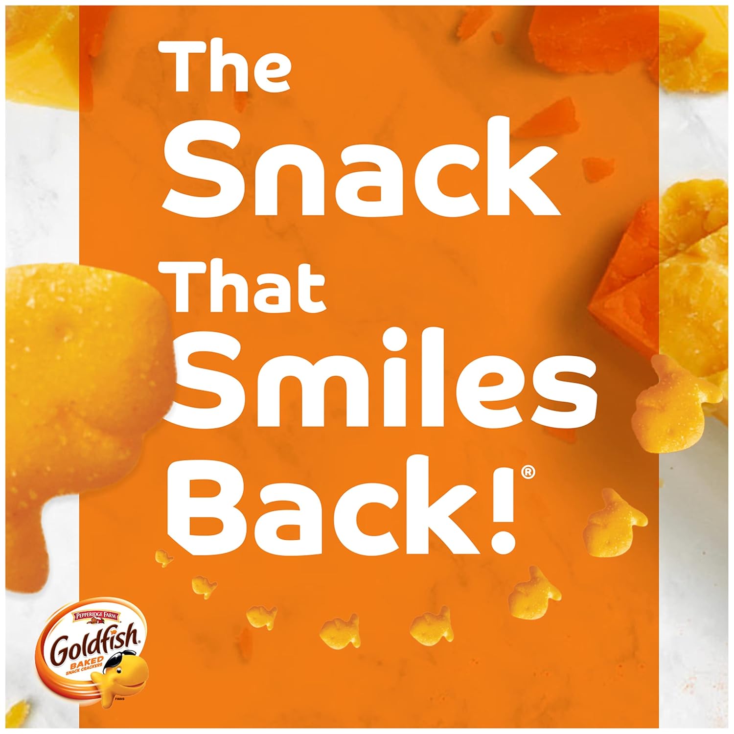 Pepperidge Farm Goldfish Cheddar Crackers, 1.5 oz. Snack Packs, 30 Count 1.5 Ounce (Pack of 30) Cheddar 30ct