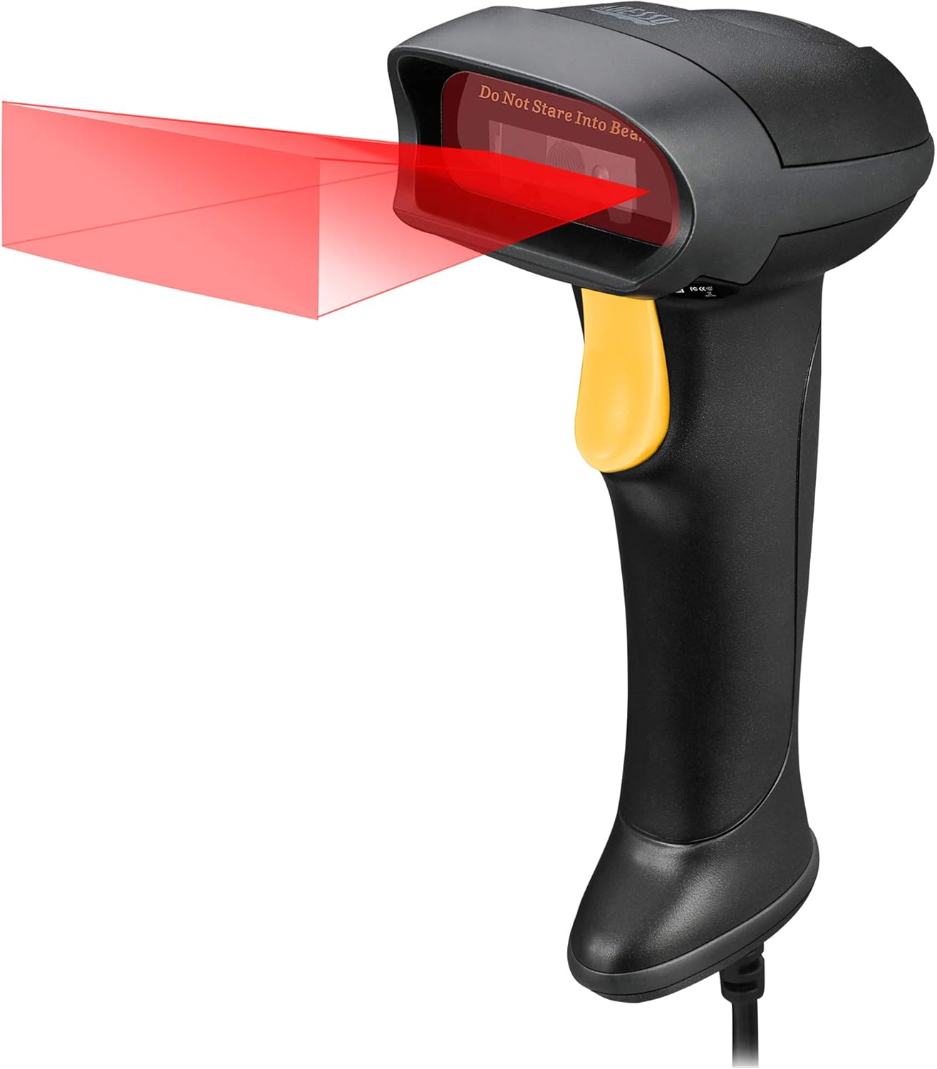 Adesso NuScan 2500TU Spill Resistant Antimicrobial 2D Barcode Scanner - Cable Connectivity - 12in Scan Distance