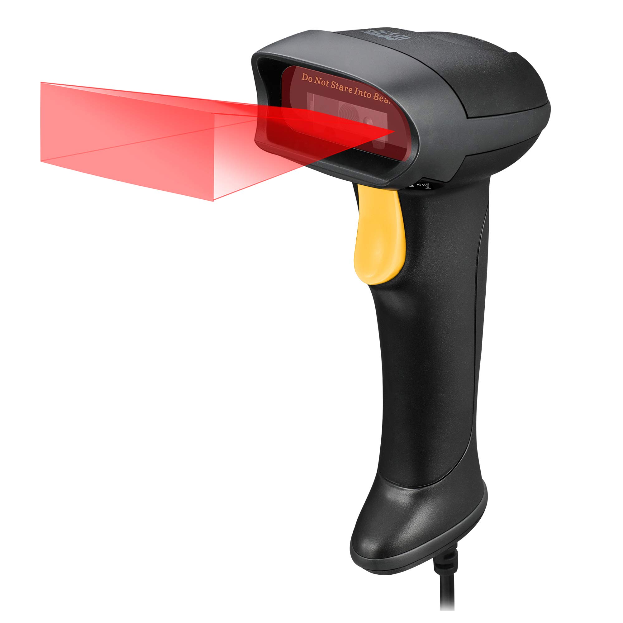 Adesso NuScan 2500TU Spill Resistant Antimicrobial 2D Barcode Scanner - Cable Connectivity - 12in Scan Distance
