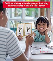 Scholastic English-Spanish First Words Flash Cards, 6-5/16inH x 3-7/16inW, Pre-K, Pack Of 56 Cards