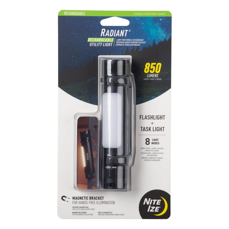 Nite Ize Radiant Rechargeable Utility Light - Magnetic & Rechargeable Flashlight