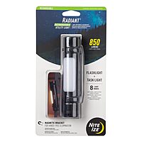 Nite Ize Radiant Rechargeable Utility Light - Magnetic & Rechargeable Flashlight - Bright Lighting Perfect for Outdoor & Job Site Work - Black