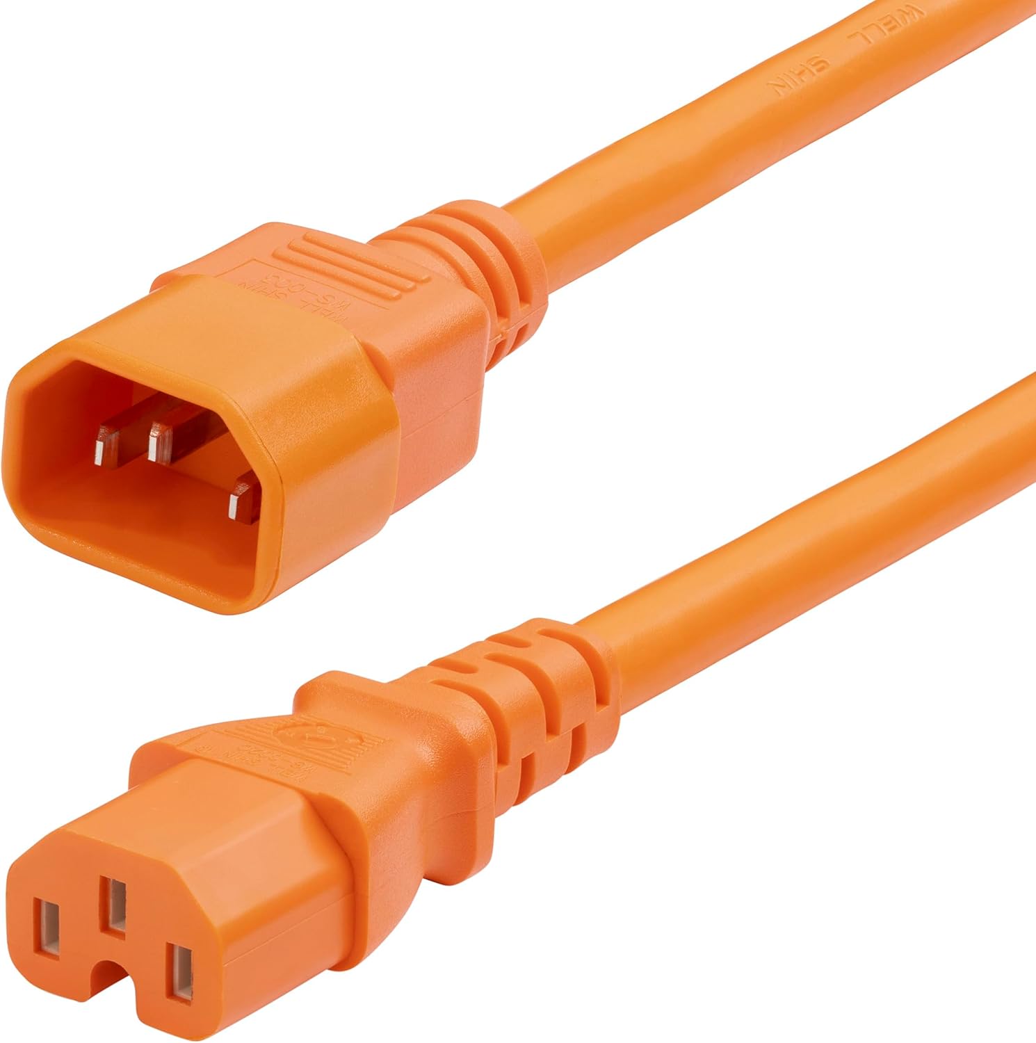 StarTech.com Heavy Duty IEC 60320 C14 to C15 Power Cord, 14AWG 15A 250V, UL Listed