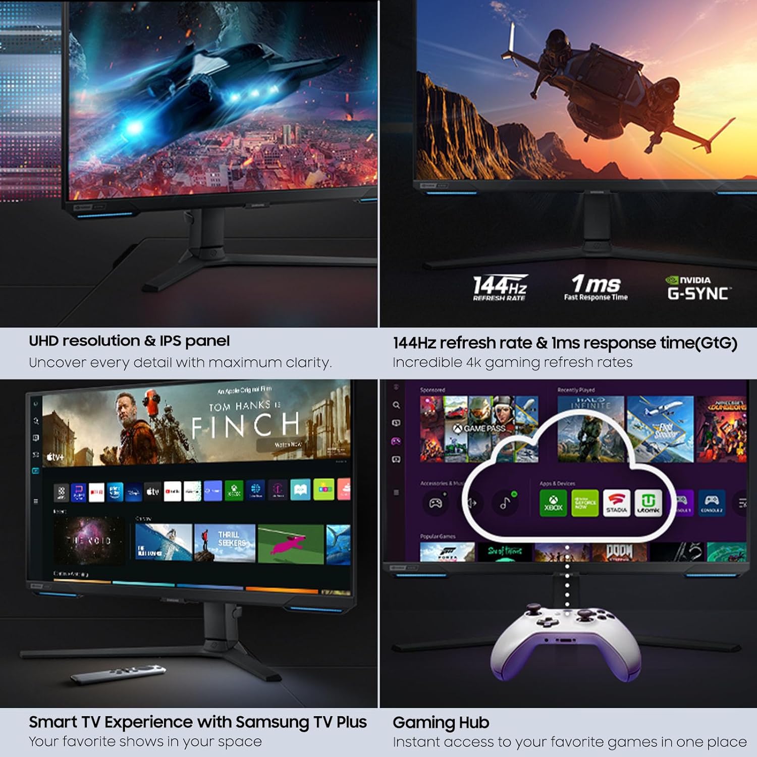 SAMSUNG 27" ViewFinity S8 (S80D) Series 4K UHD High Resolution Computer Monitor, HDR10, Multiple Ports