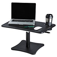 Victor DC240B High Rise Collection Adjustable Laptop Stand/Platform with Storage Cup, Black