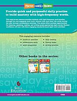 180 Days of High-Frequency Words for Second Grade - Learn to Read Second Grade Workbook