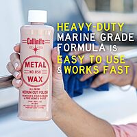 Collinite 850 Metal Wax & Polish Removes Rust & Prevents Oxidation in One Step