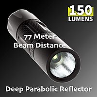 Nightstick MT-110 Mini-TAC Metal LED Flashlight-1 AA, 3.9-Inch, Black