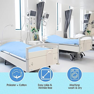 Juego de 12 sábanas de hospital de 36 x 84 x 14 pulgadas Juego de 12 sábanas de hospital de 36 x 84 x 14 pulgadas