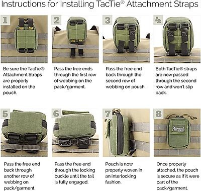 MAXPEDITION TacTie Attachment Straps