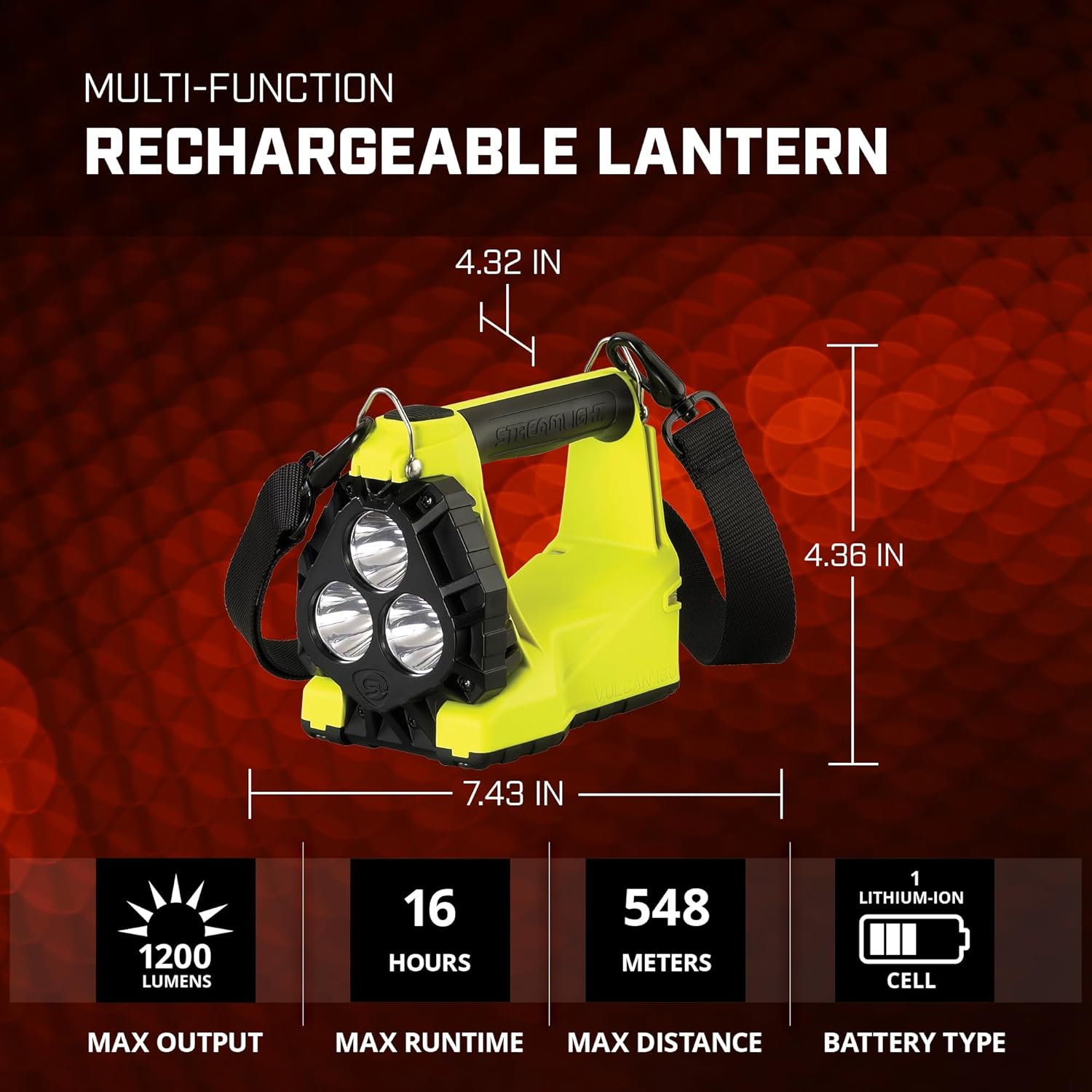 STREAMLIGHT Vulcan 180 Rechargeable 1200-Lumen Lantern