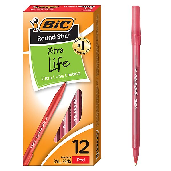 BIC Round Stic Xtra Ballpoint Pens