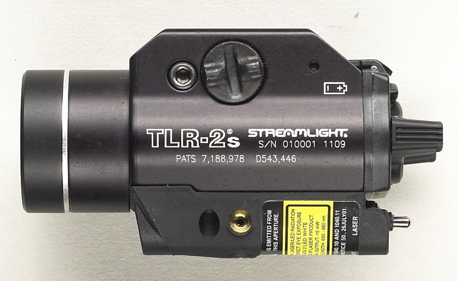Streamlight 69230 TLR-2s 300-Lumen Rail-Mounted Tactical Weapon Light with Strobe and intergrated Red Beam, Black