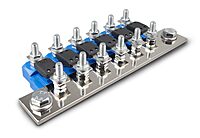 Victron Energy Bus bar to Connect 6 Modular Fuse Holders for MEGA fuses