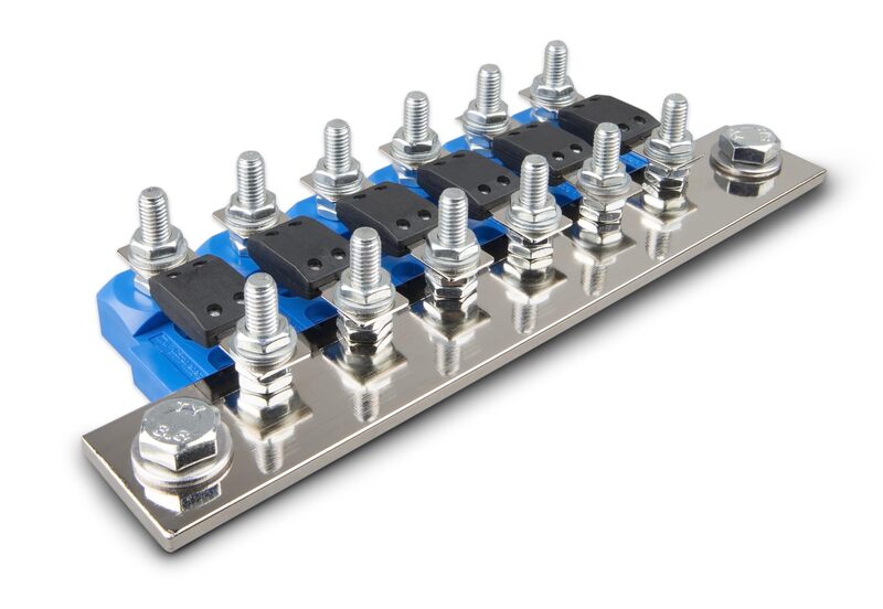 Victron Energy Bus bar to Connect 6 Modular Fuse Holders for MEGA fuses