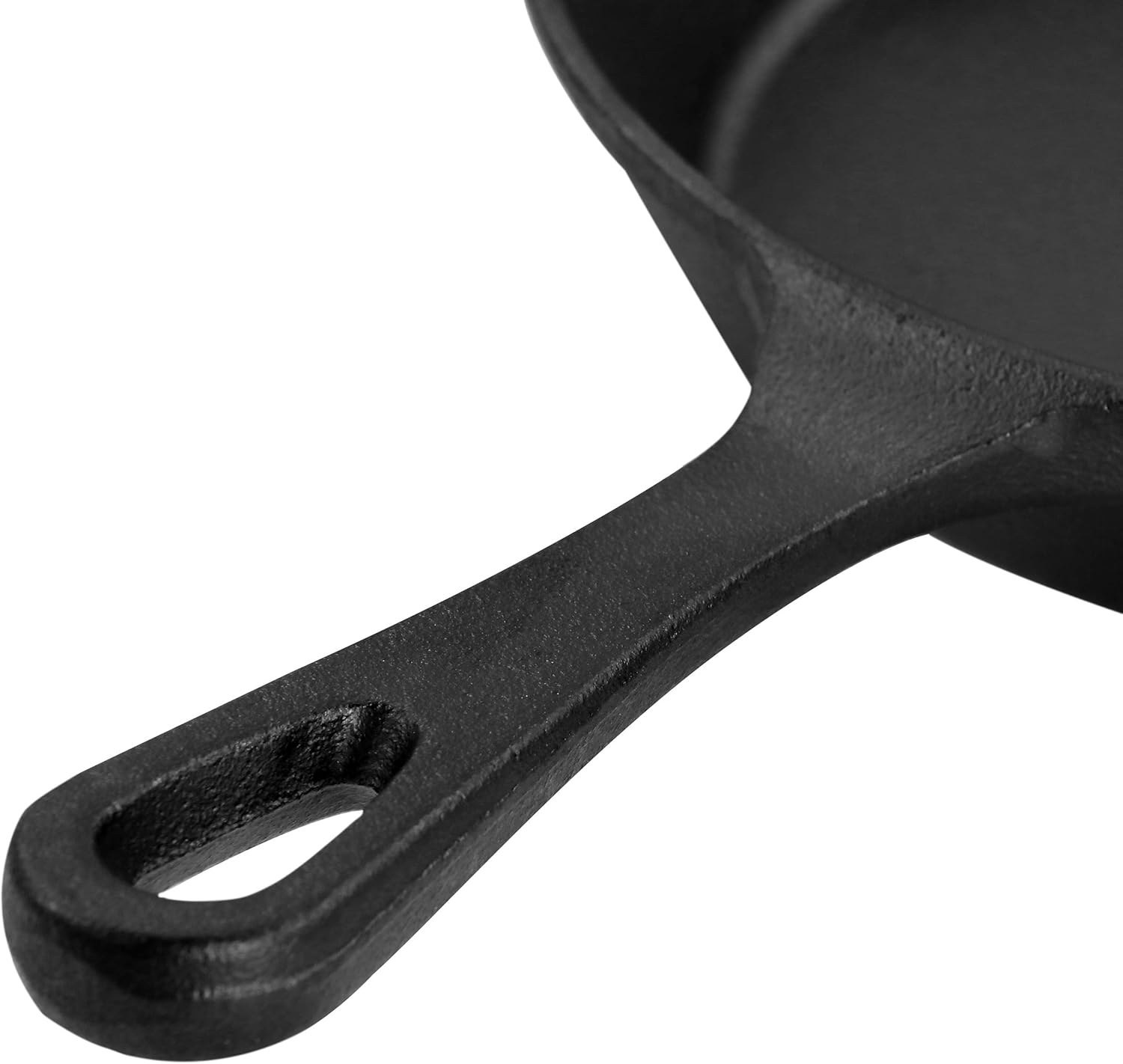 MegaChef Pre-Seasoned Round Cast Iron Frying Pan